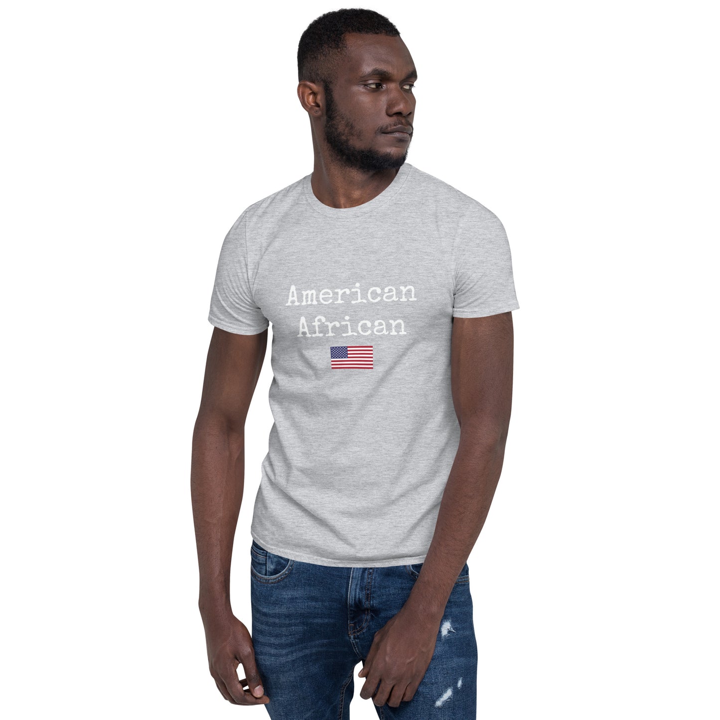 American African Short-Sleeve Unisex T-Shirt