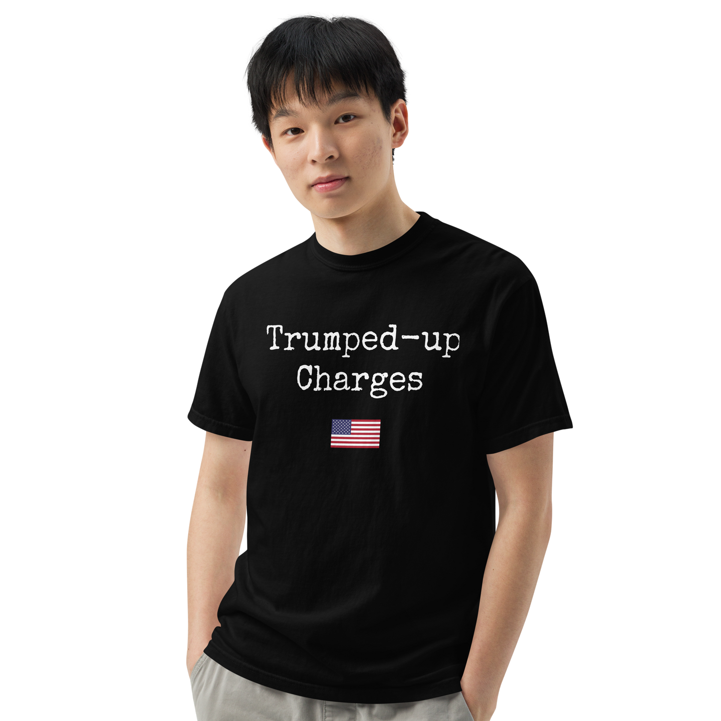 Trumped-up Charges Men’s garment-dyed heavyweight t-shirt