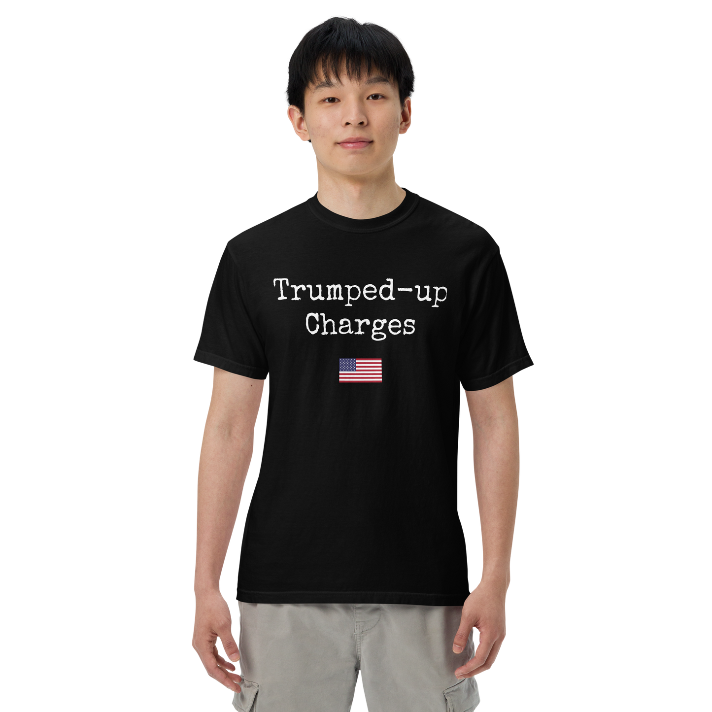 Trumped-up Charges Men’s garment-dyed heavyweight t-shirt