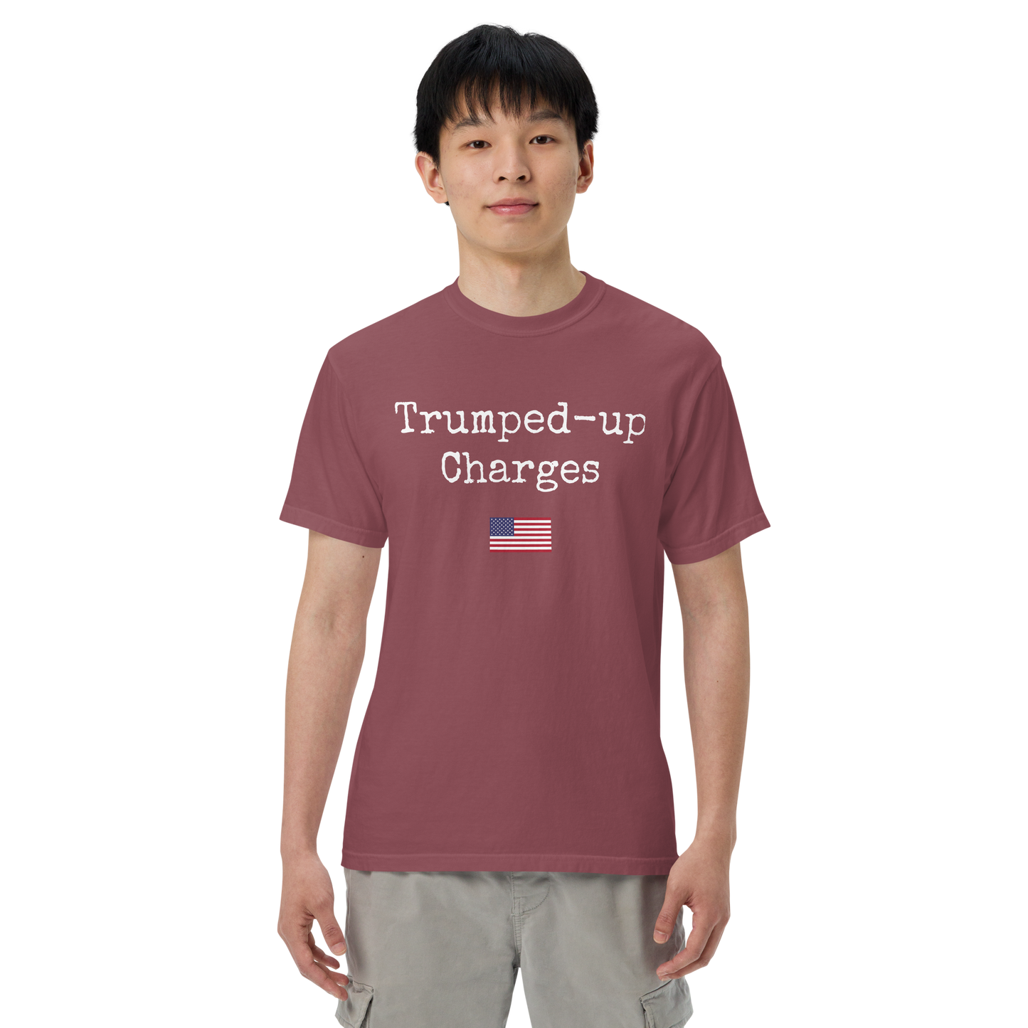 Trumped-up Charges Men’s garment-dyed heavyweight t-shirt