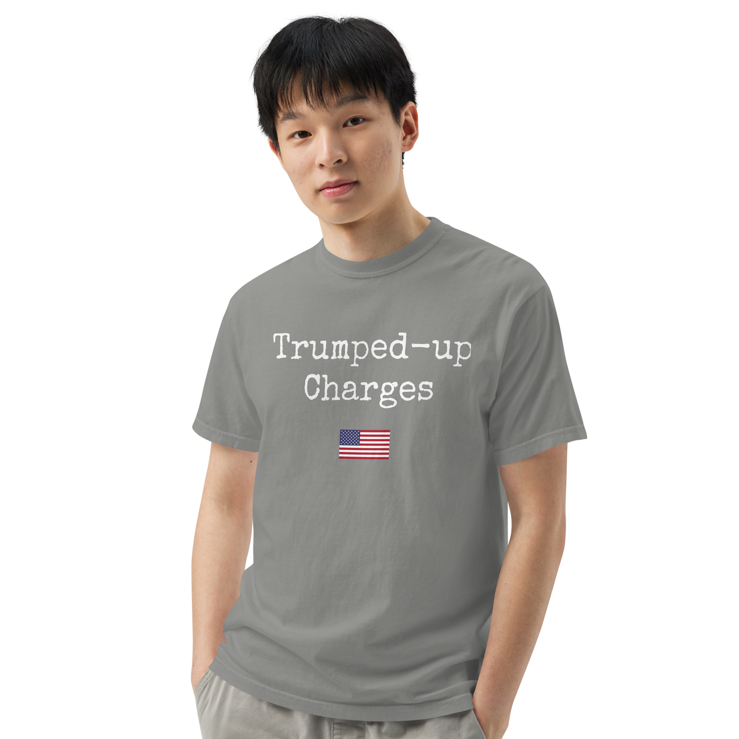 Trumped-up Charges Men’s garment-dyed heavyweight t-shirt