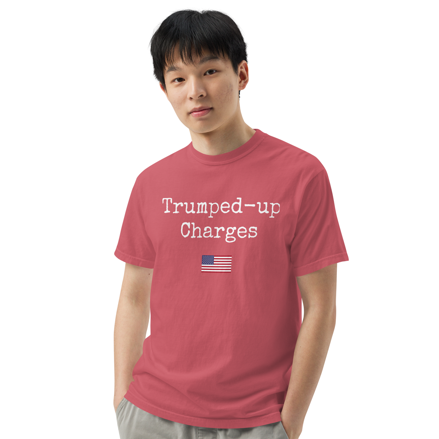 Trumped-up Charges Men’s garment-dyed heavyweight t-shirt