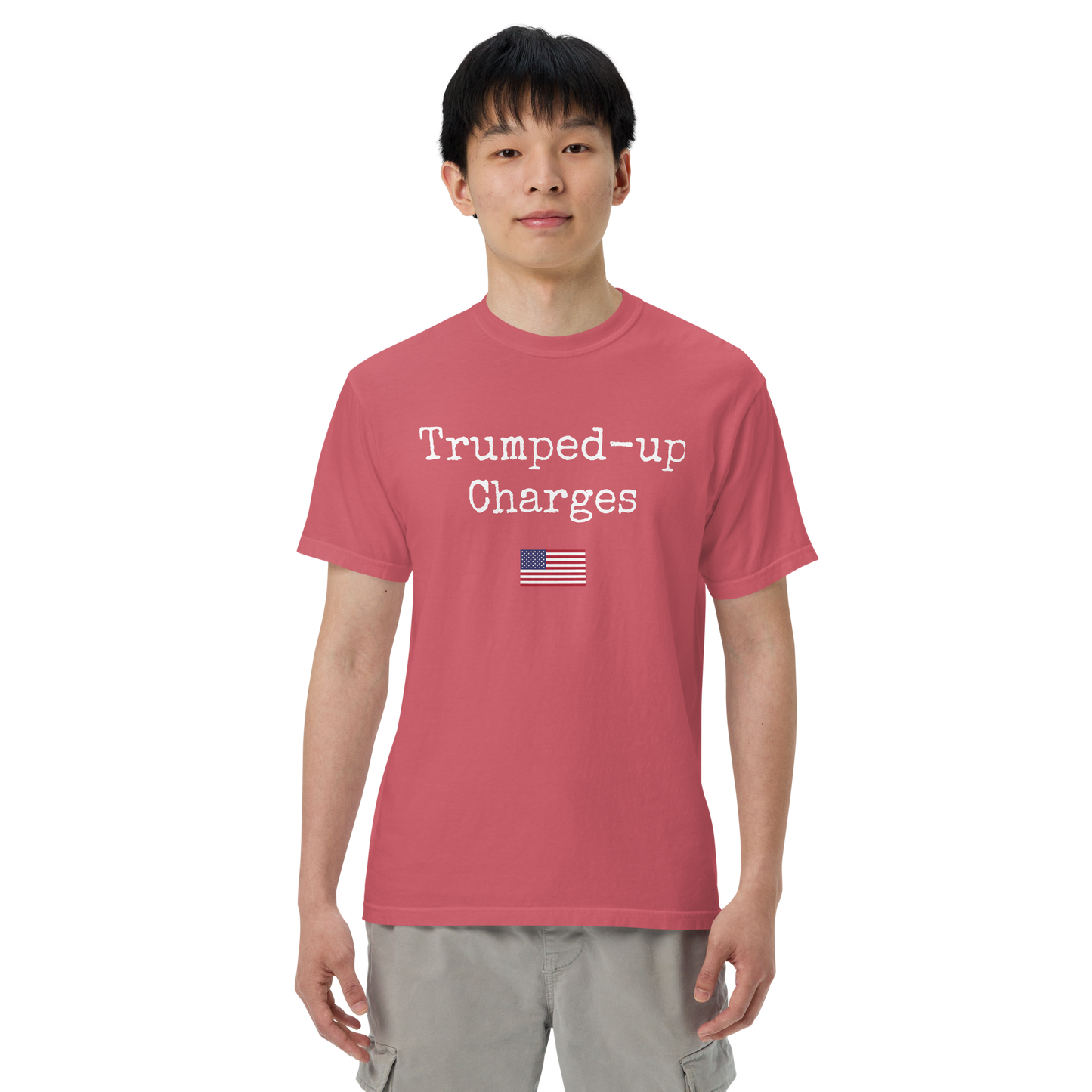 Trumped-up Charges Men’s garment-dyed heavyweight t-shirt