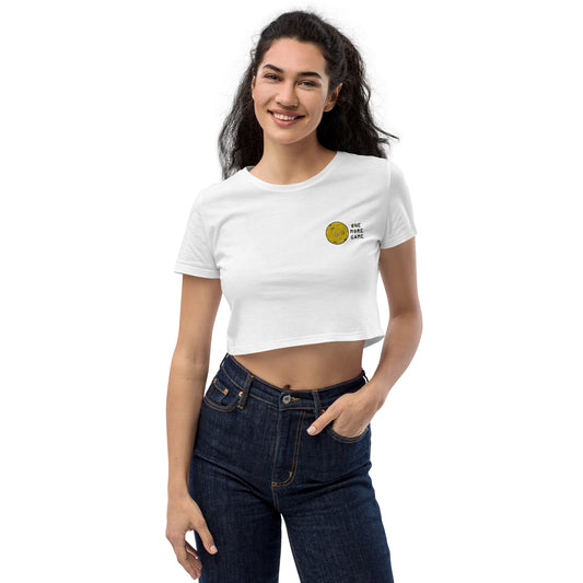 Pickleball "One More Game" Organic Crop Top