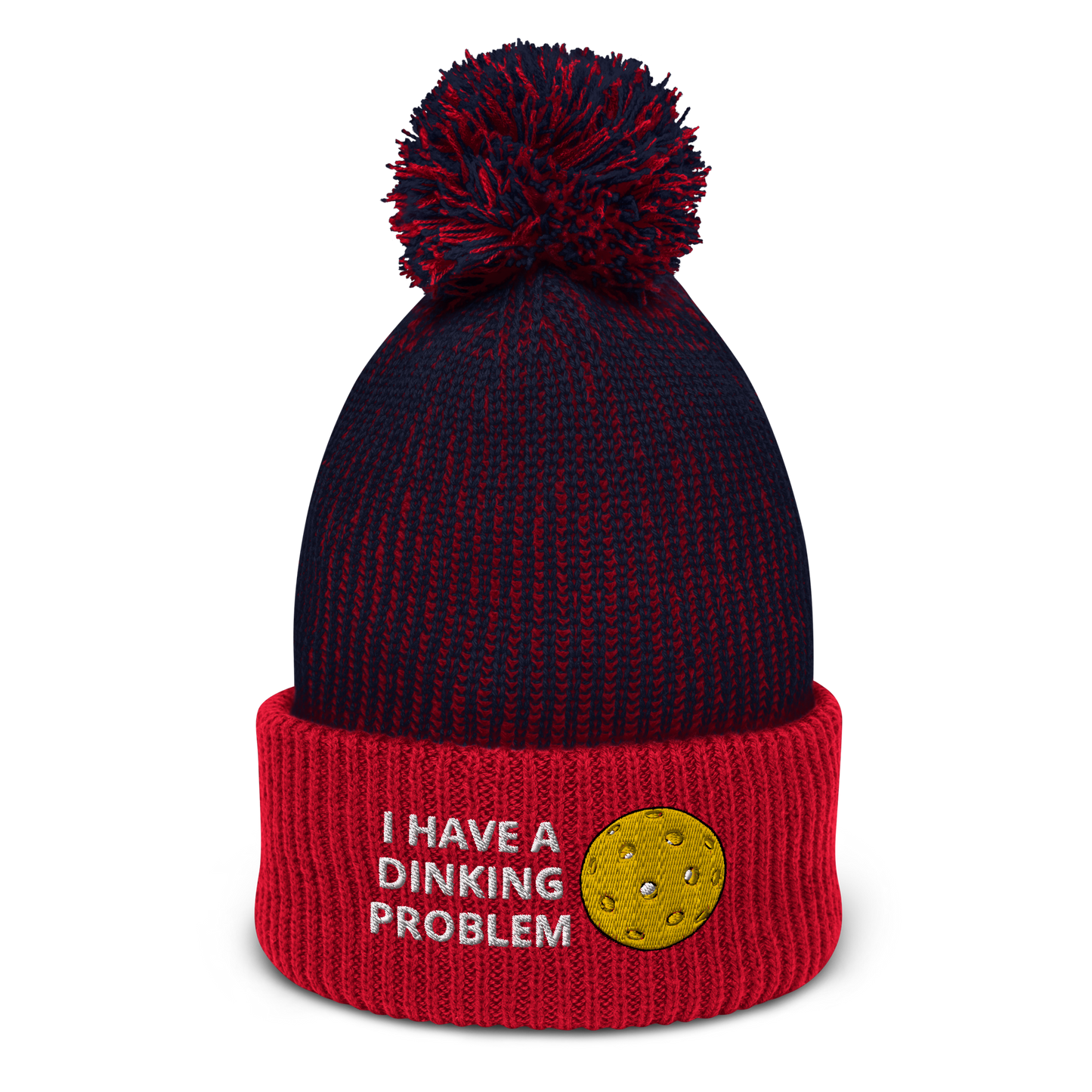 Dinking Problem Pom-Pom Beanie