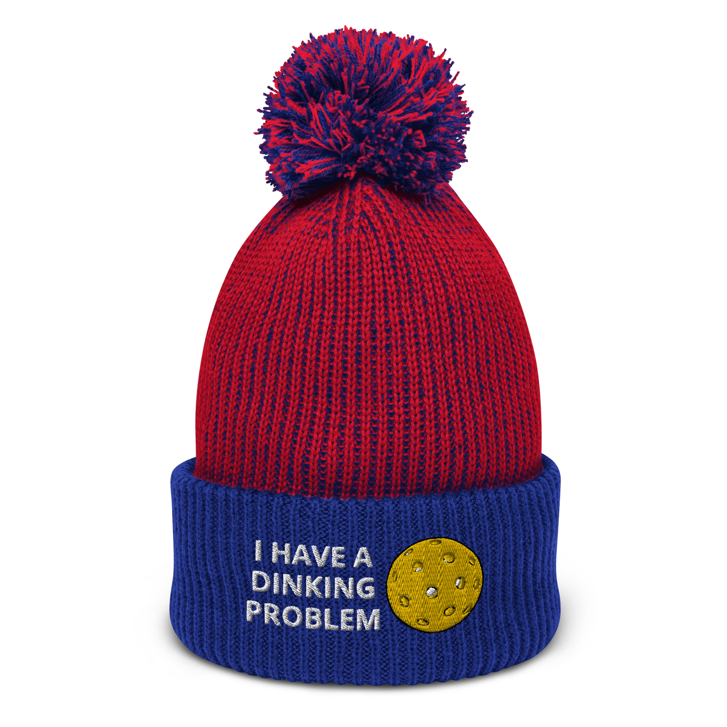 Dinking Problem Pom-Pom Beanie