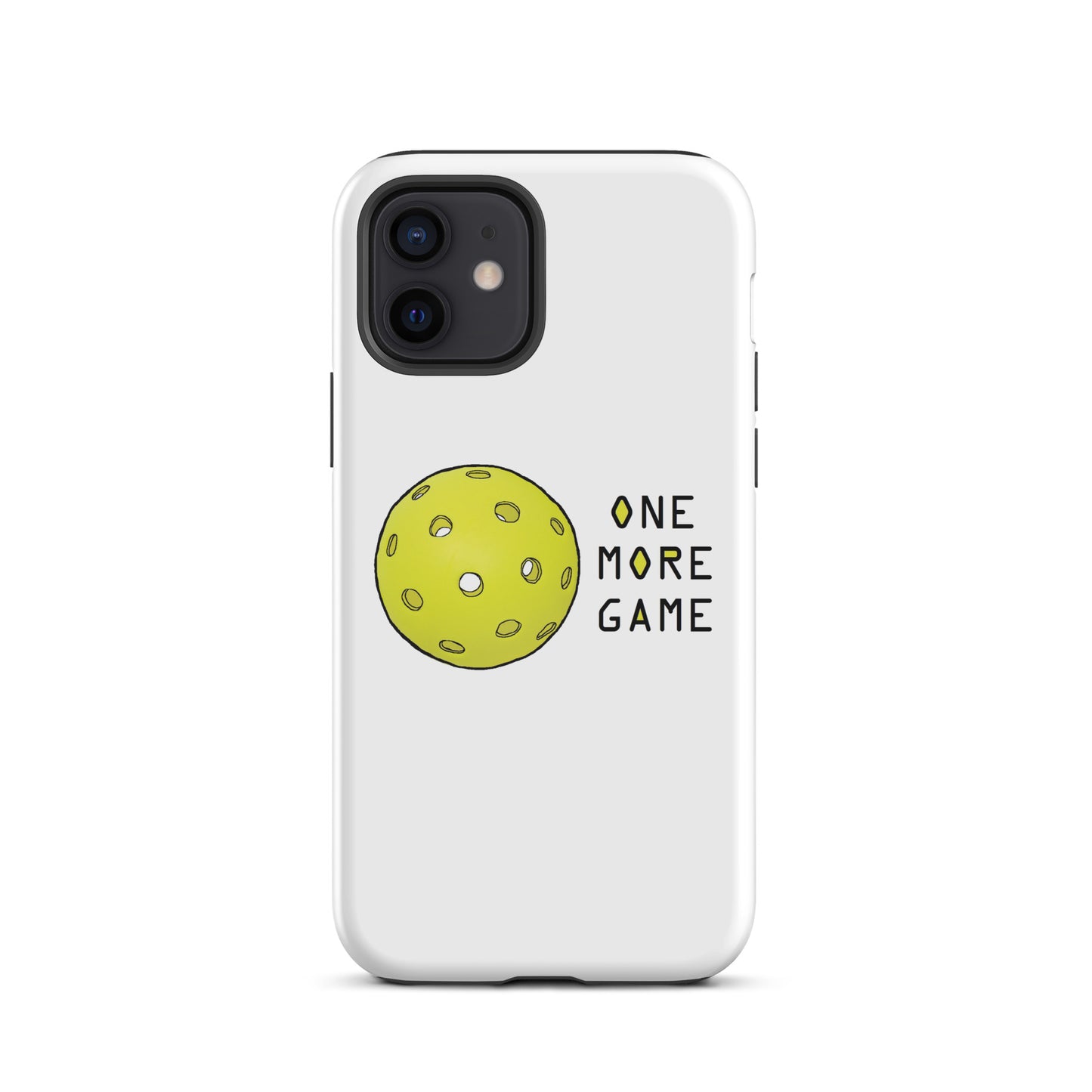 Pickleball "One More Game" Tough iPhone case