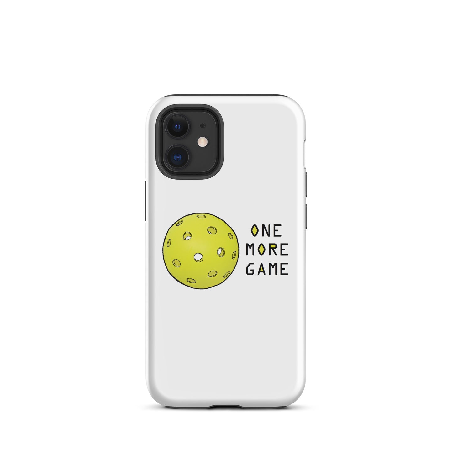 Pickleball "One More Game" Tough iPhone case