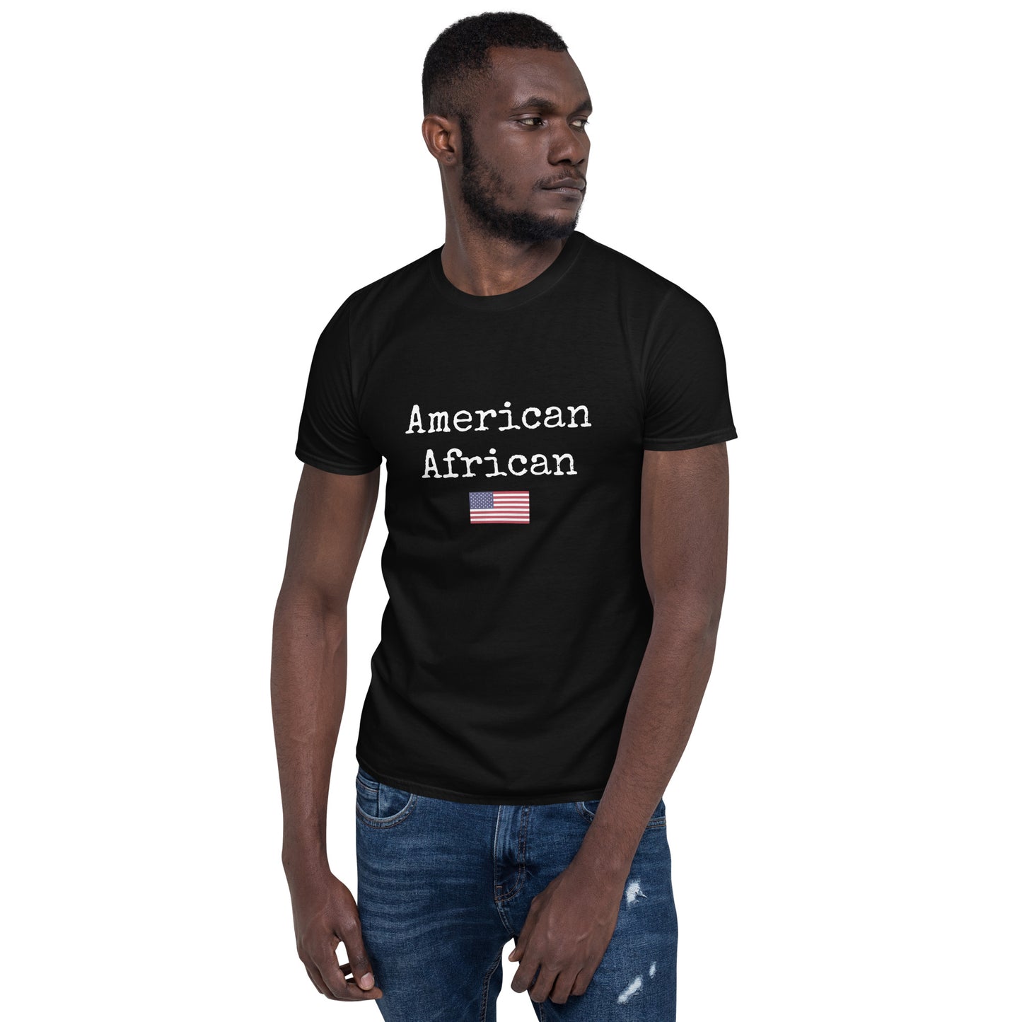 American African Short-Sleeve Unisex T-Shirt