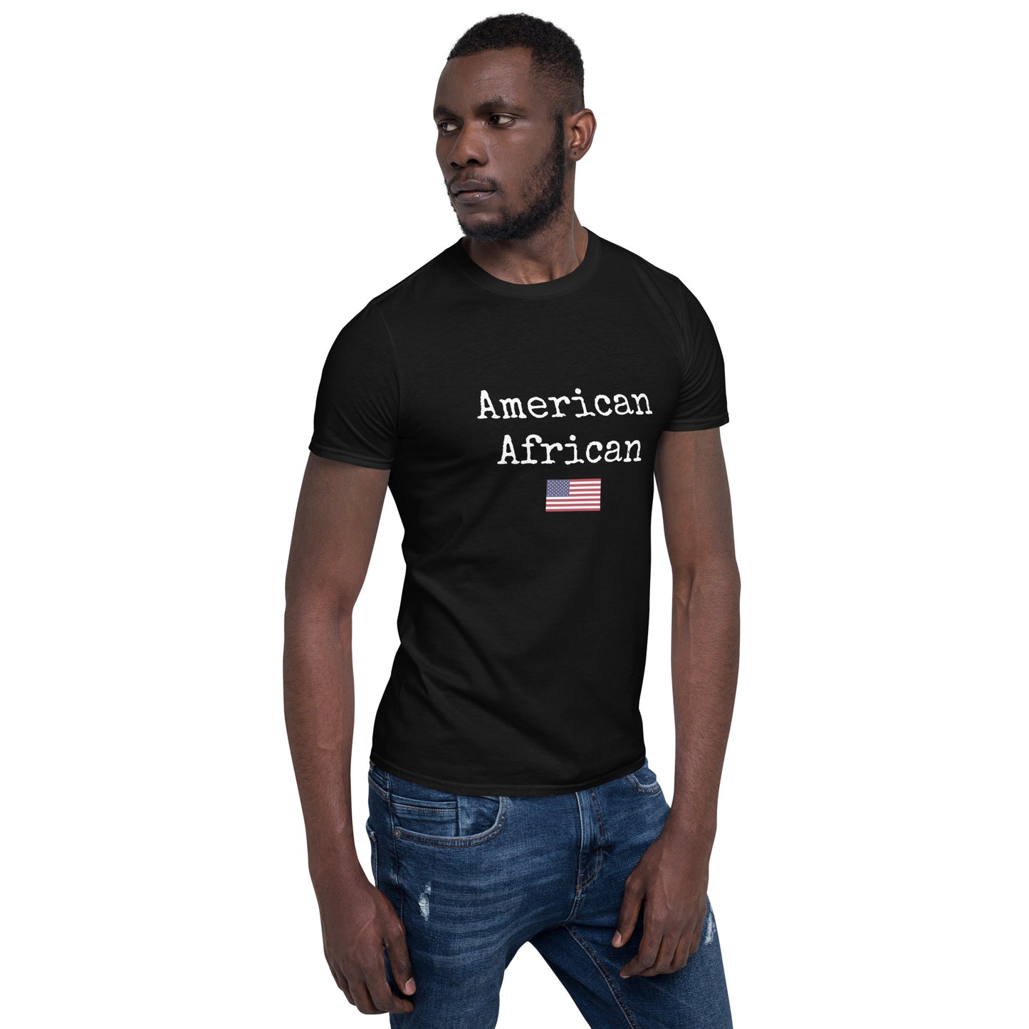 American African Short-Sleeve Unisex T-Shirt