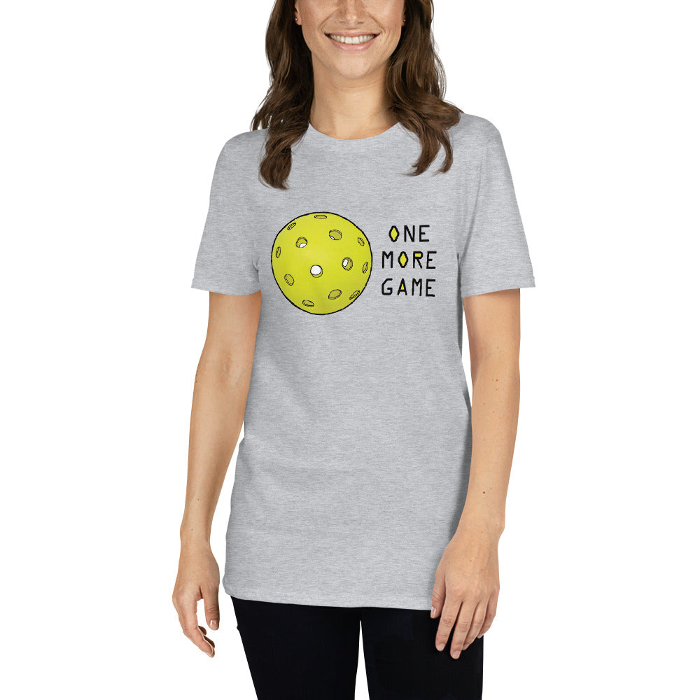 Pickleball "One More Game" Tshirt