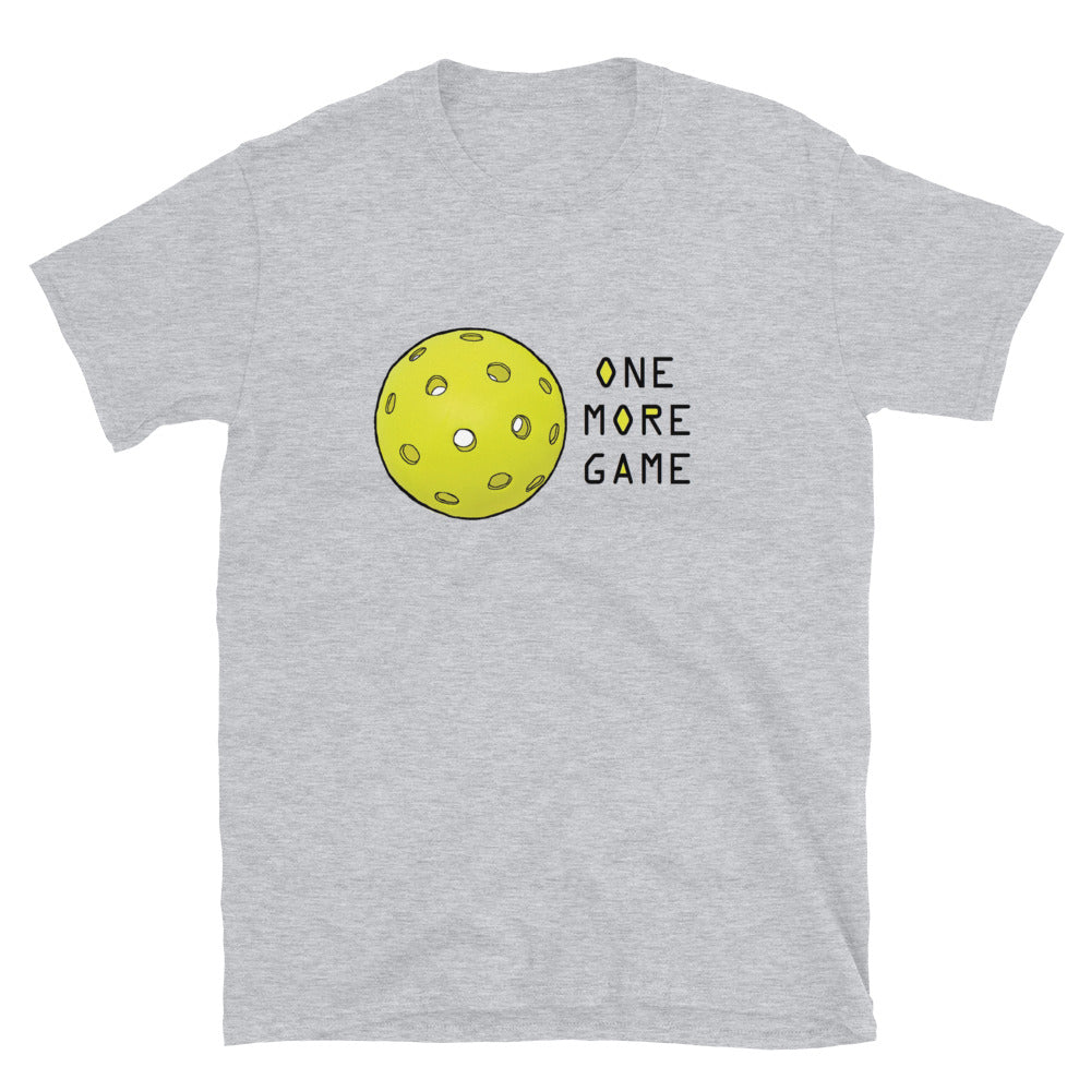 Pickleball "One More Game" Tshirt