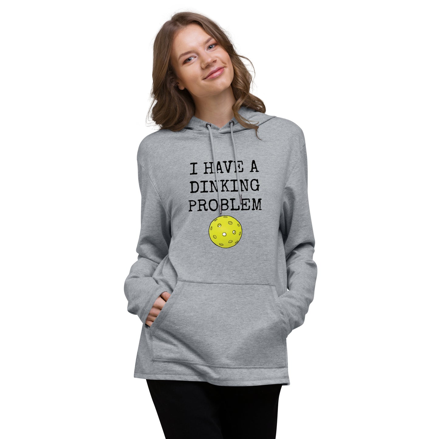 Pickleball "Dinking Problem" Unisex Lightweight Hoodie