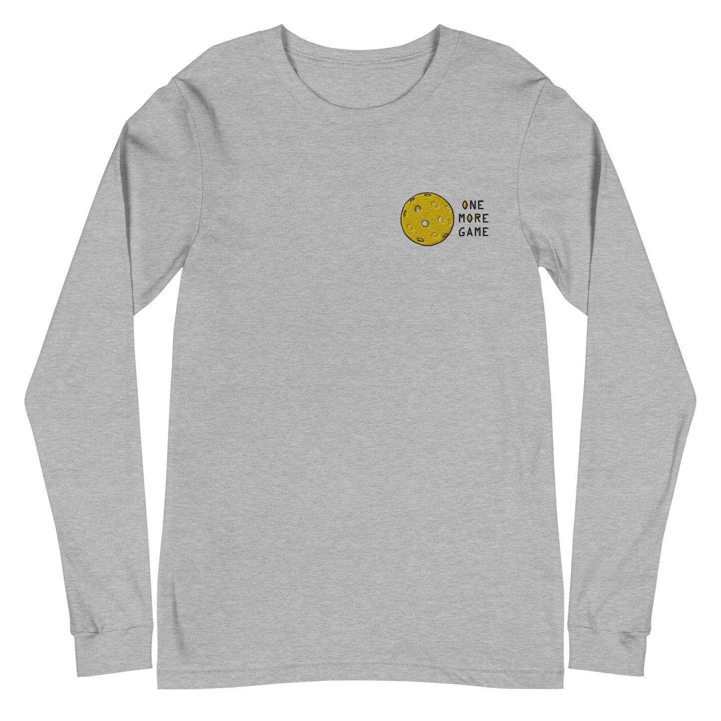 Pickleball "One More Game" Unisex Long Sleeve Tee