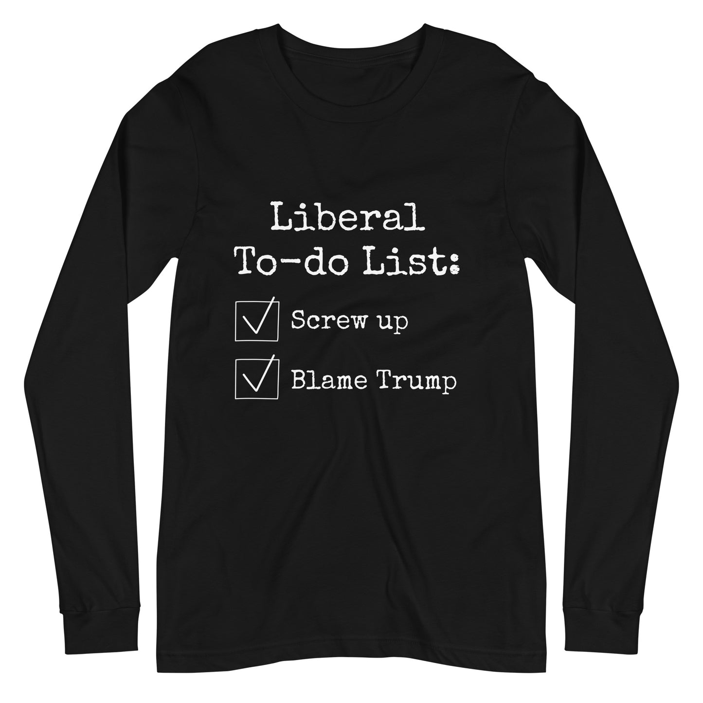 Libs To-Do List Unisex Long Sleeve Tee