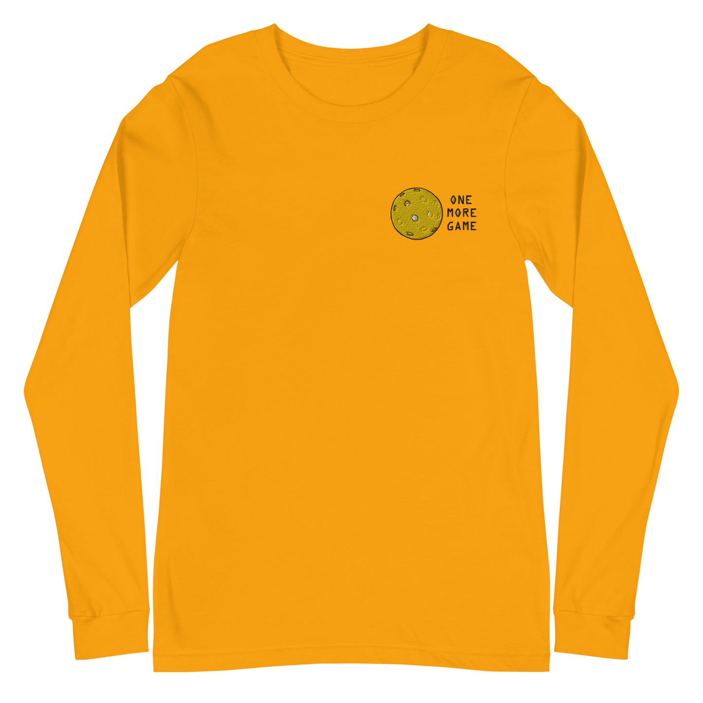 Pickleball "One More Game" Unisex Long Sleeve Tee