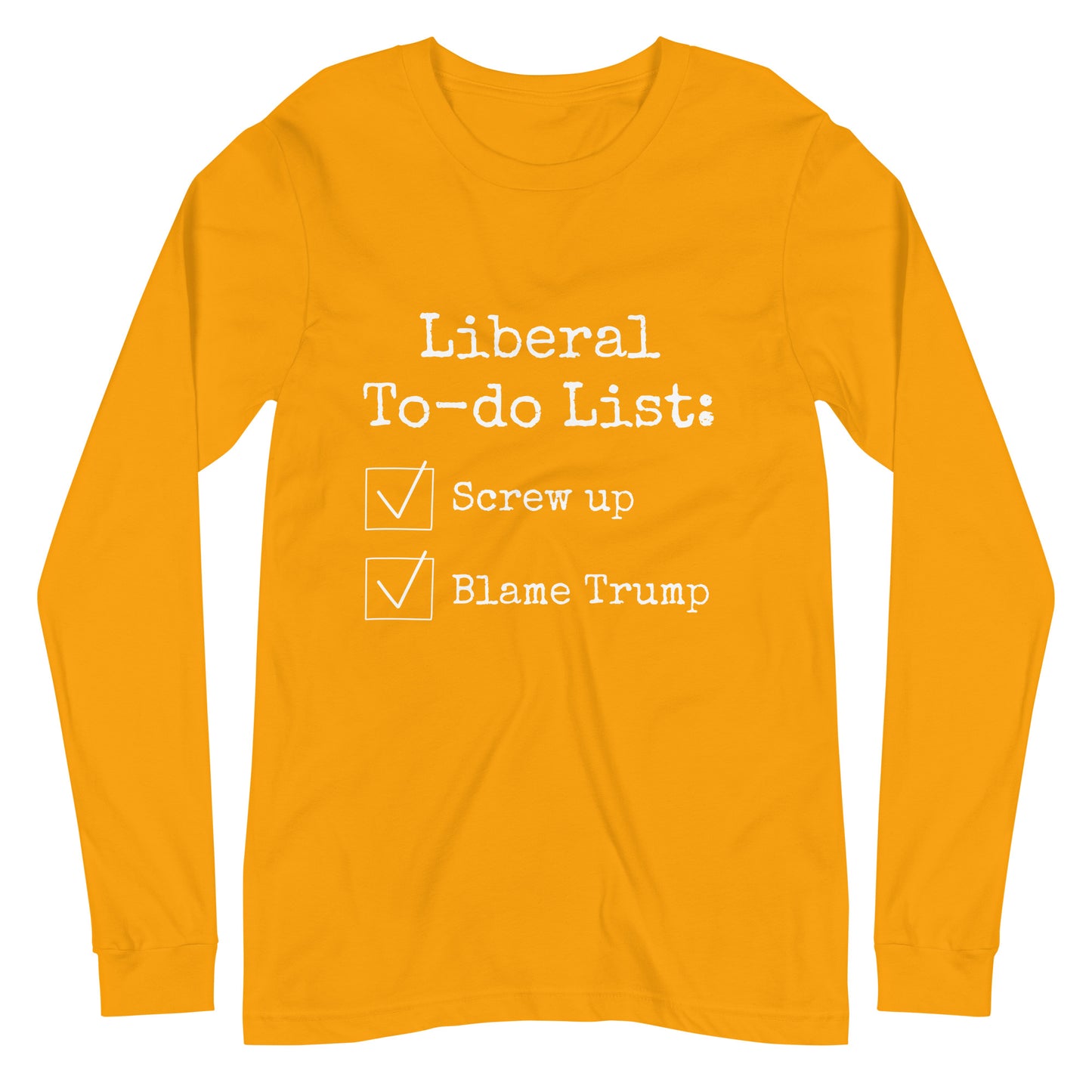 Libs To-Do List Unisex Long Sleeve Tee