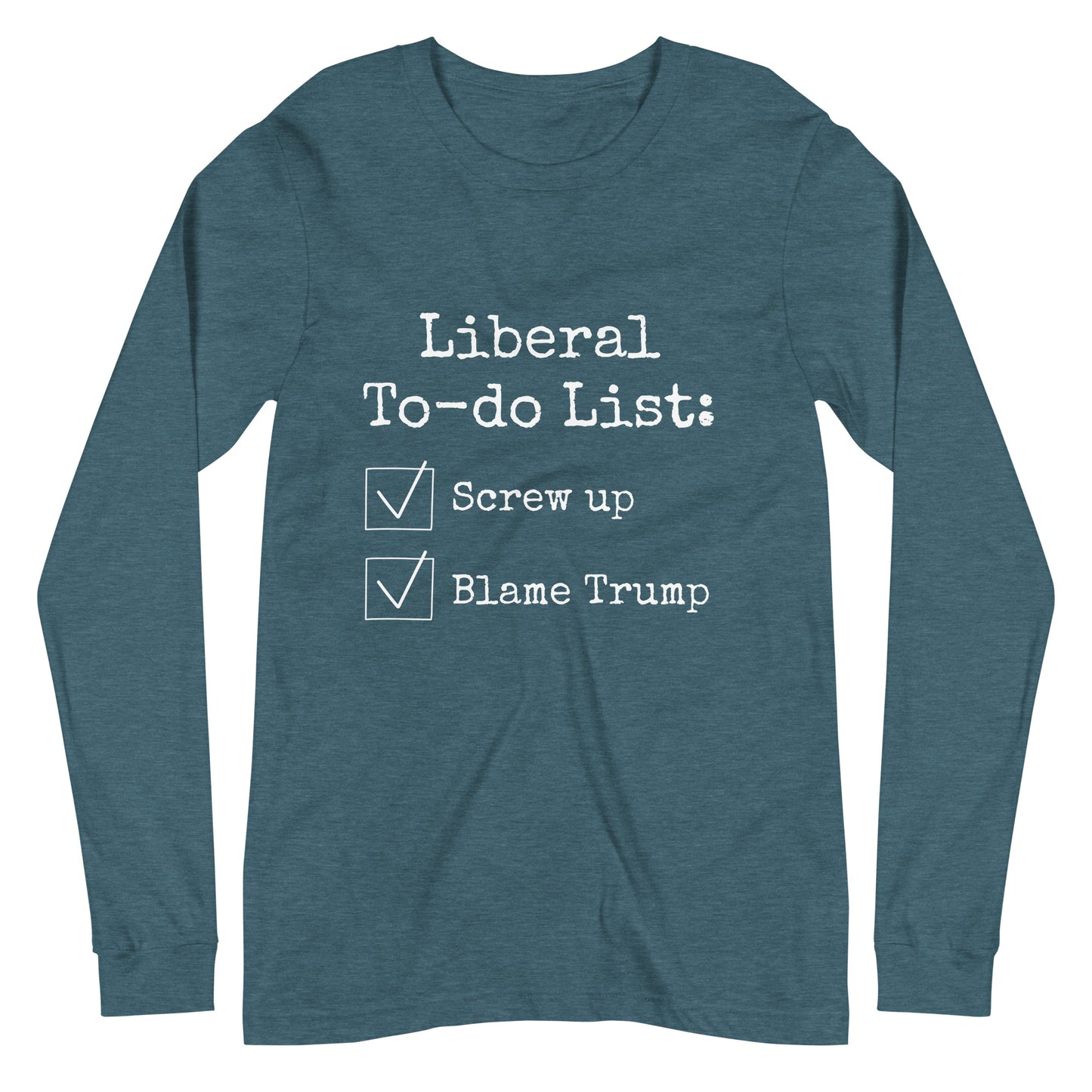 Libs To-Do List Unisex Long Sleeve Tee