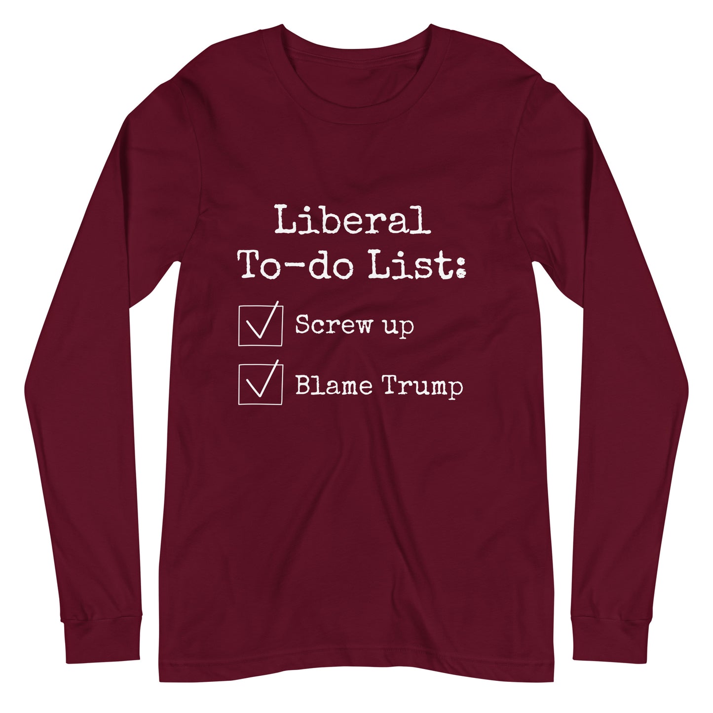 Libs To-Do List Unisex Long Sleeve Tee