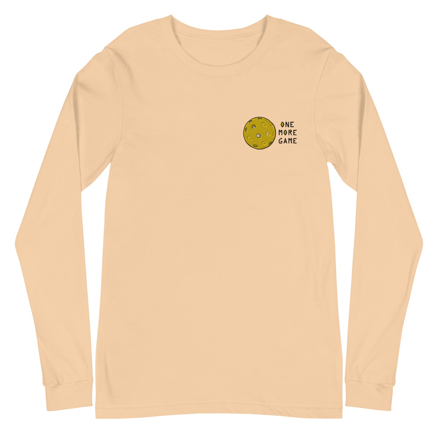 Pickleball "One More Game" Unisex Long Sleeve Tee