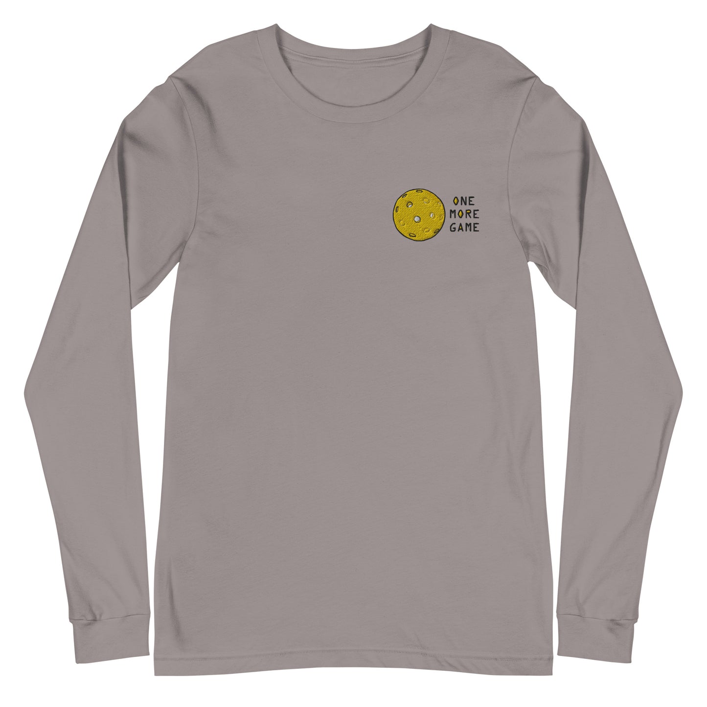 Pickleball "One More Game" Unisex Long Sleeve Tee