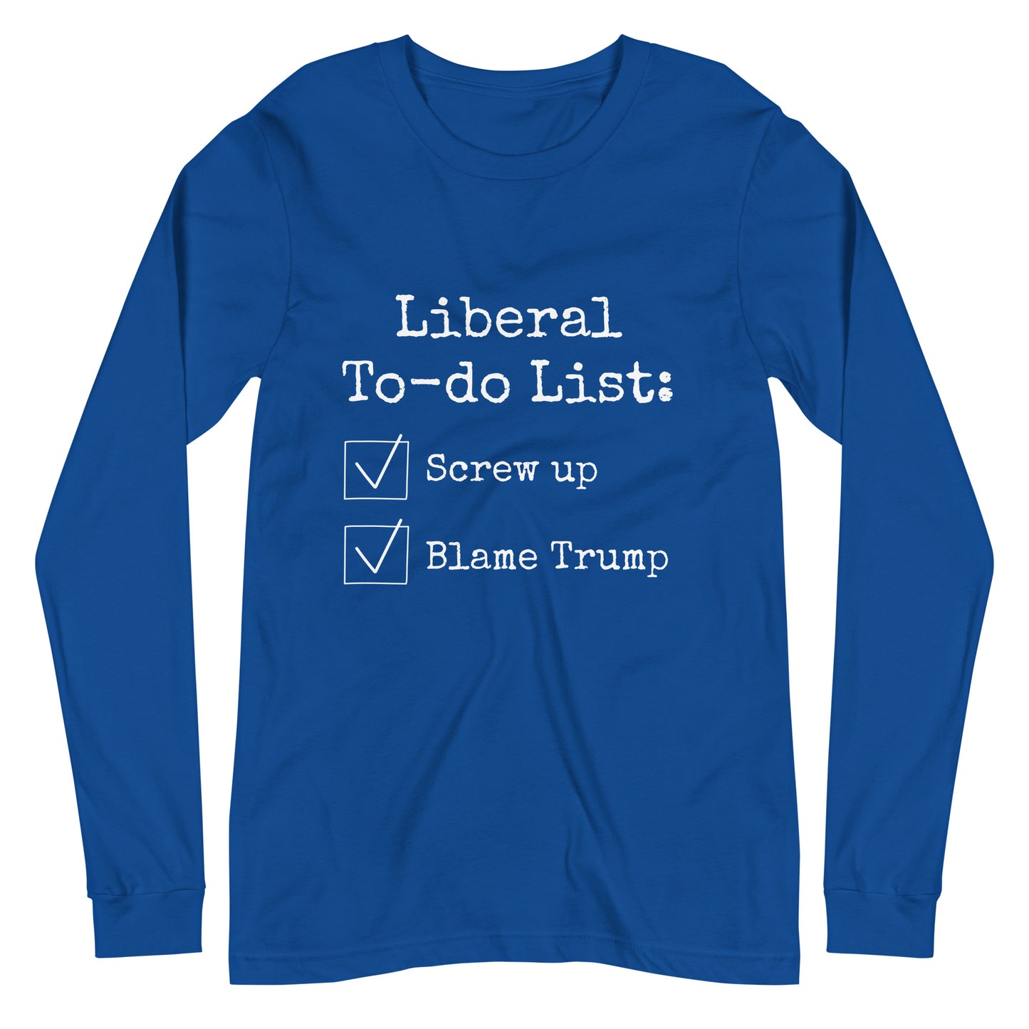 Libs To-Do List Unisex Long Sleeve Tee