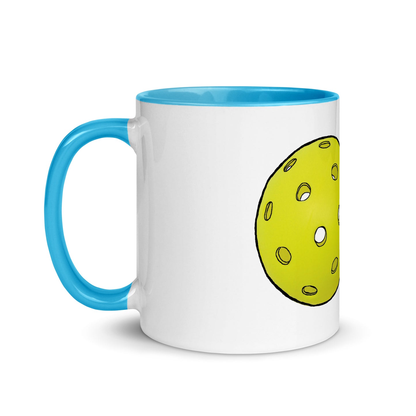 Pickleball "One More Game" Mug with Color Inside