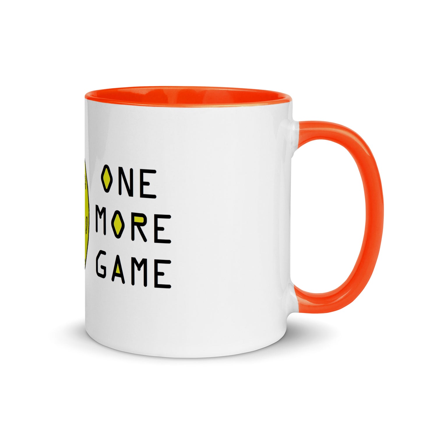 Pickleball "One More Game" Mug with Color Inside
