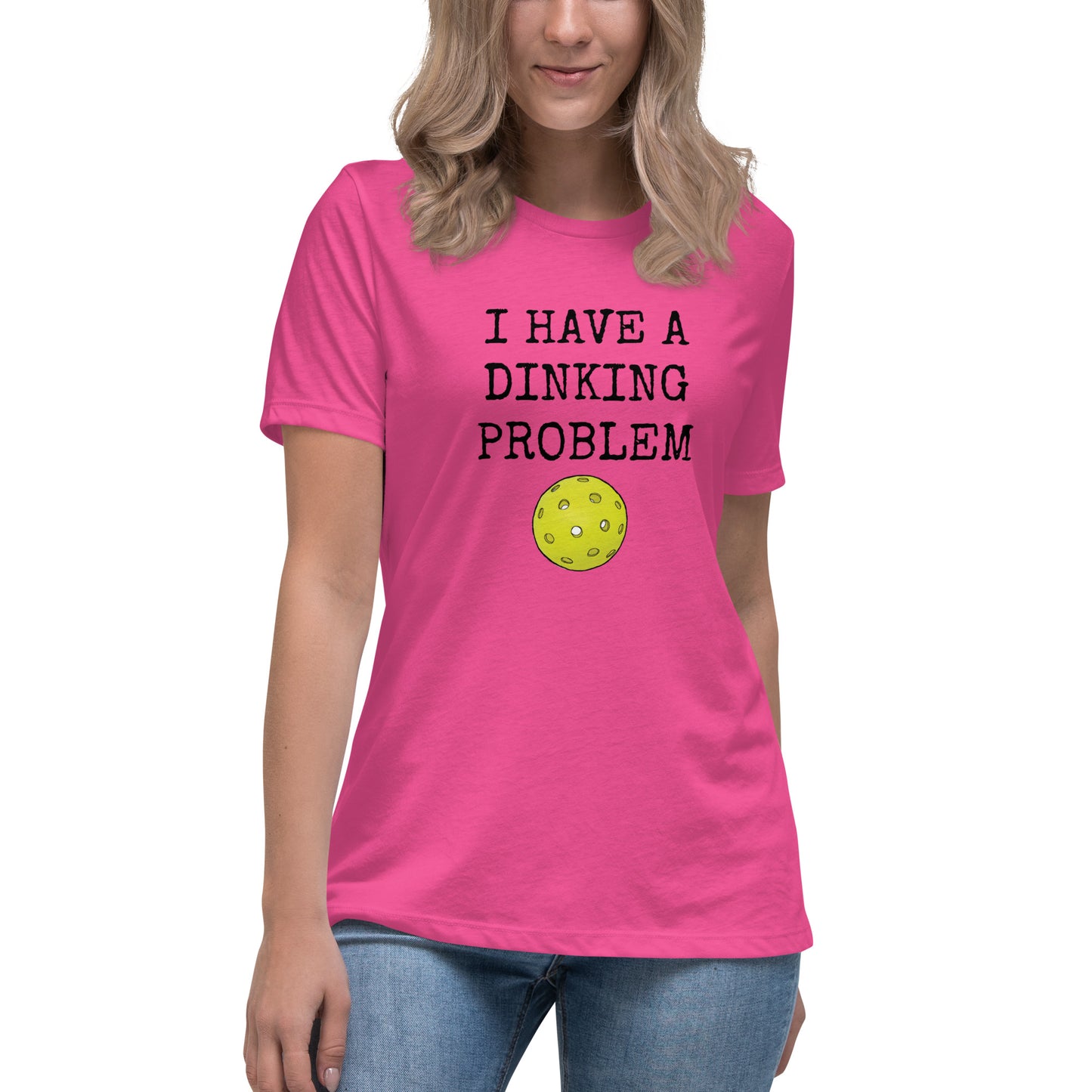 Pickleball "Dinking Problem" Women's Relaxed T-Shirt